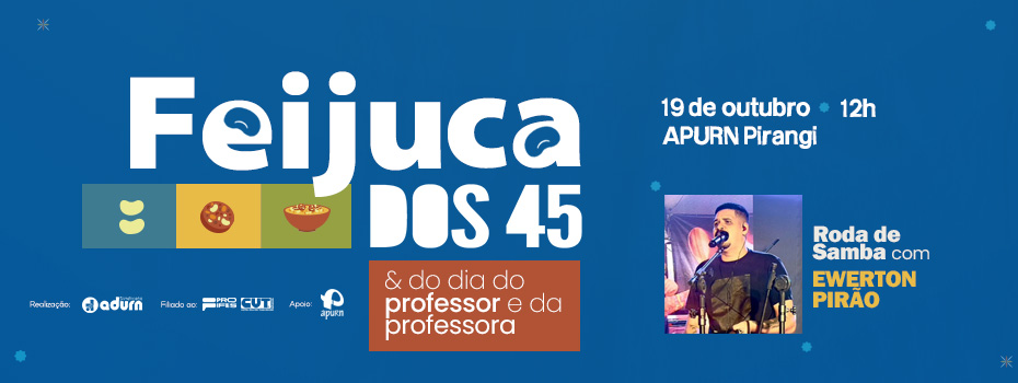 ADURN-Sindicato celebra 45 anos e dia do professor e da professora com feijoada; saiba como participar